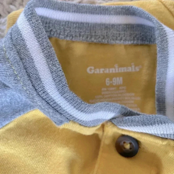 6-9 months Geranimals button onesie set - Picture 3 of 4